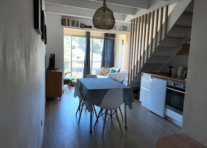 Appartement L'ibis Duplex, Secteur Pin Rolland, à Pied, Parking Entièrement Rénové Saint-Mandrier-sur-Mer